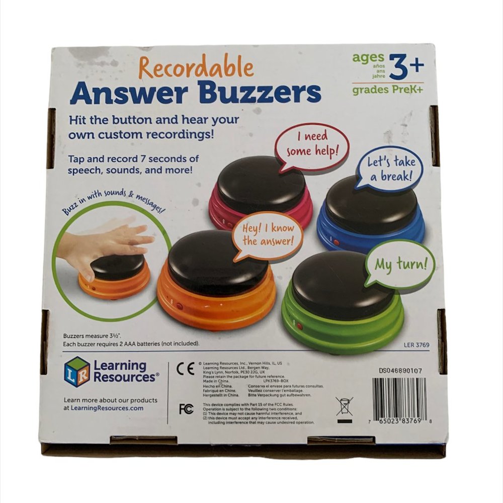 Recordable Answer Buzzers